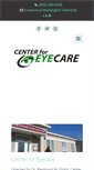 Mobile Screenshot of centerforeyecare.net